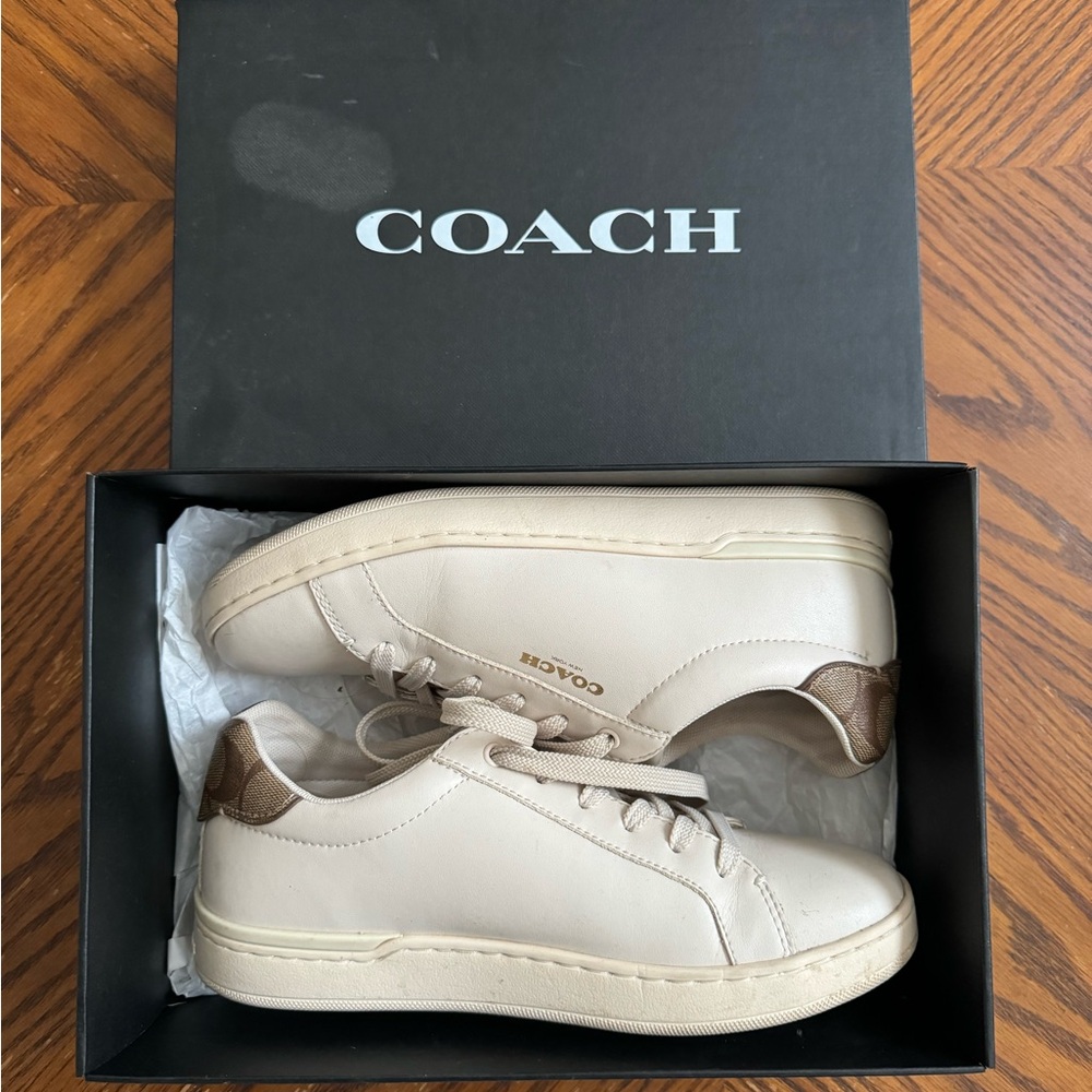 Coach Clip Leather Lowtop